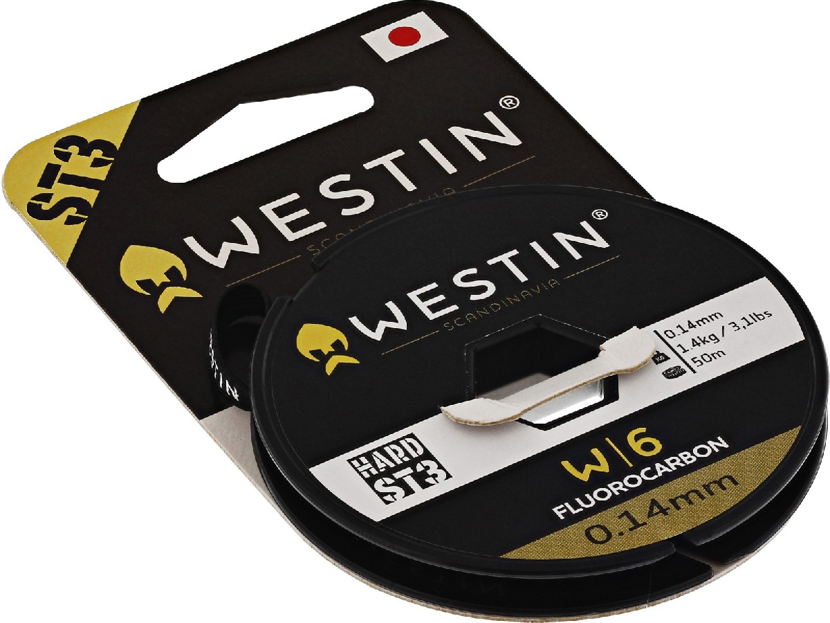 Westin W6 ST3 Fluorocarbon Clear 50m 0.26mm 4.5Kg