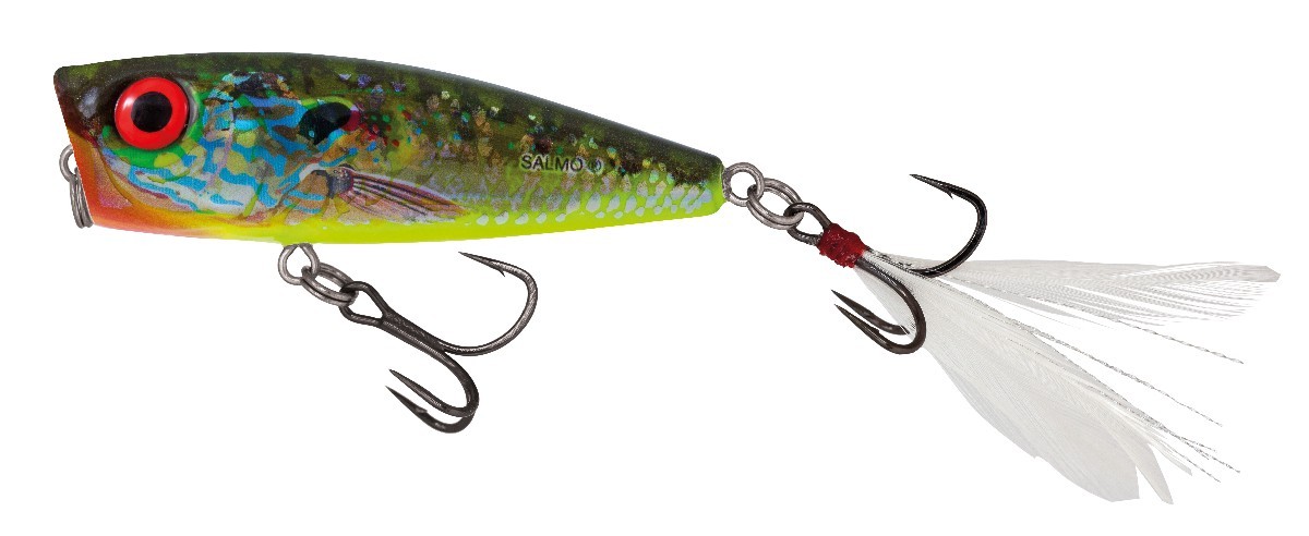 Salmo Rattlin Pop 7Cm Floating Real Hot Bluegill