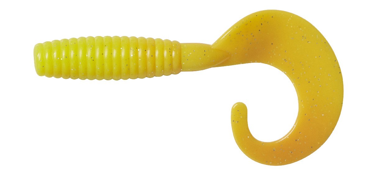 DAM Grup Curl Tail 7 cm 1st. UV Yellow Shiner