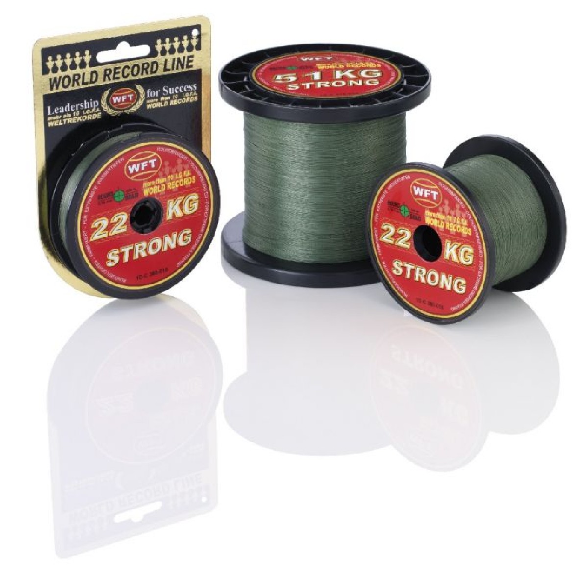 WFT KG Strong Braid green 100m 0.22 mm 32KG