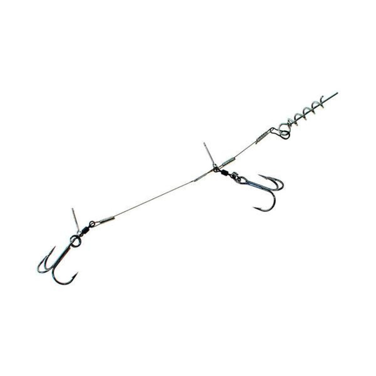 Rozemeijer Shallow Screw Stinger Size 4 2st. 11 cm Double Treble Rozemeijer Shallow Screw Stinger Size 4 2st. 11 cm Double Treble