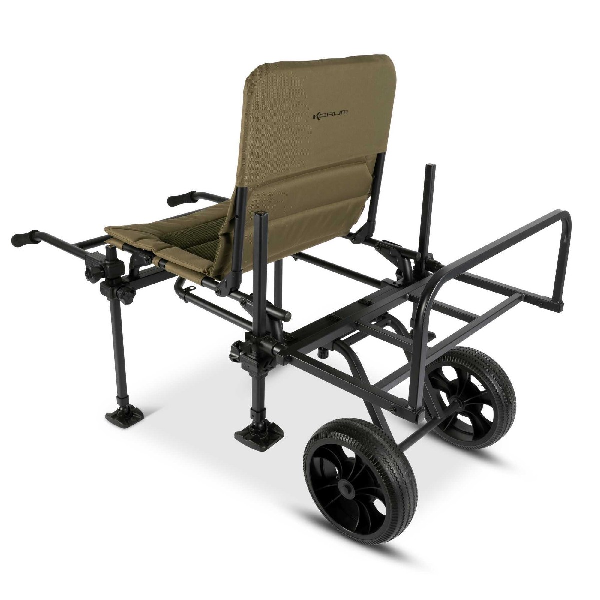Korum S23 Twin Wheel Deluxe Barrow Kit (excl. Chair) Korum S23 Twin Wheel Deluxe Barrow Kit (excl. Chair)