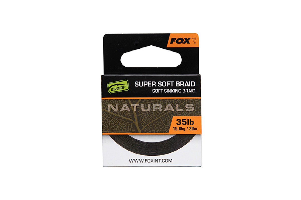 Fox Naturals Soft Braid hooklength 20m 35 lb 15.8kg