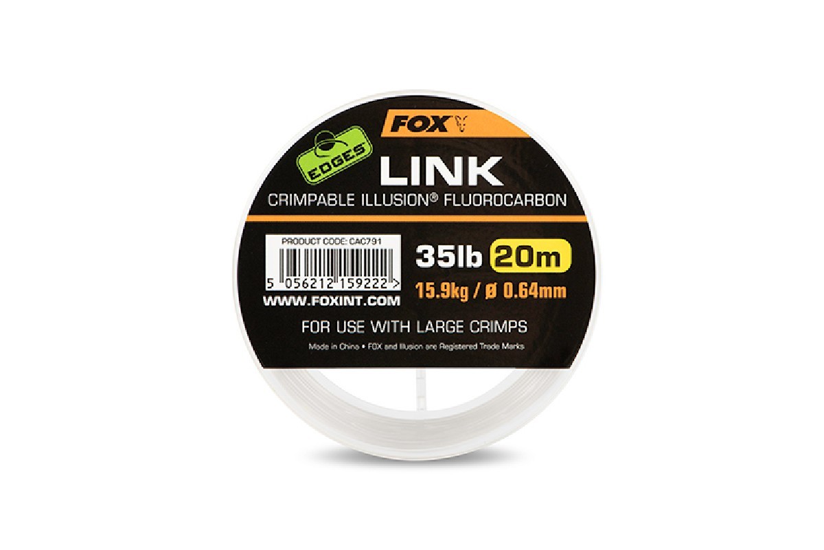 Fox Edges Link Illusion Fluorocarbon 20m 0.64 mm 35 lbs