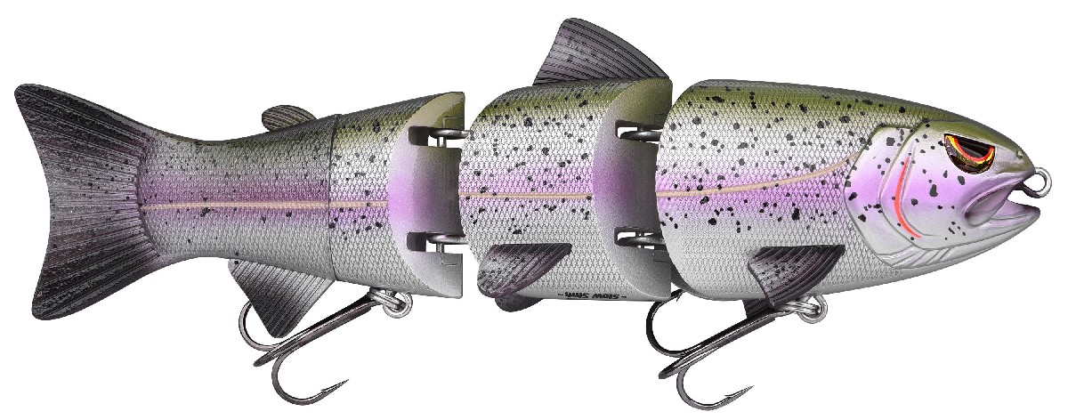 Spro Swimbait Slow Sink 8 inch UV Rainbow Trout