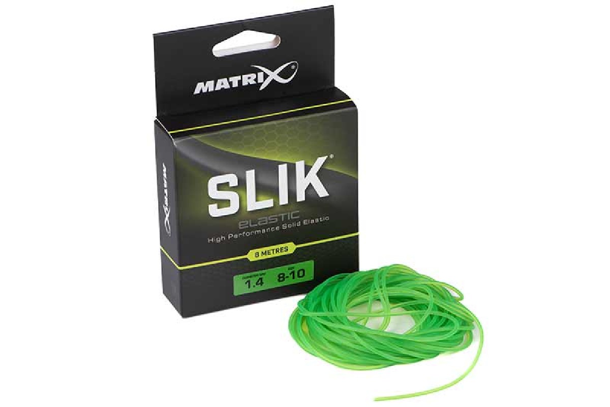Fox Matrix SLIK Elastic 8m (1.4 mm) Green 8-10 Fox Matrix SLIK Elastic 8m (1.4 mm) Green 8-10