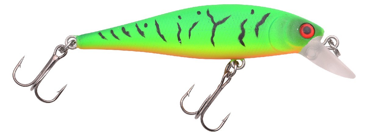 Spro PC Minnow 8Cm Matte Fire Tiger Uv