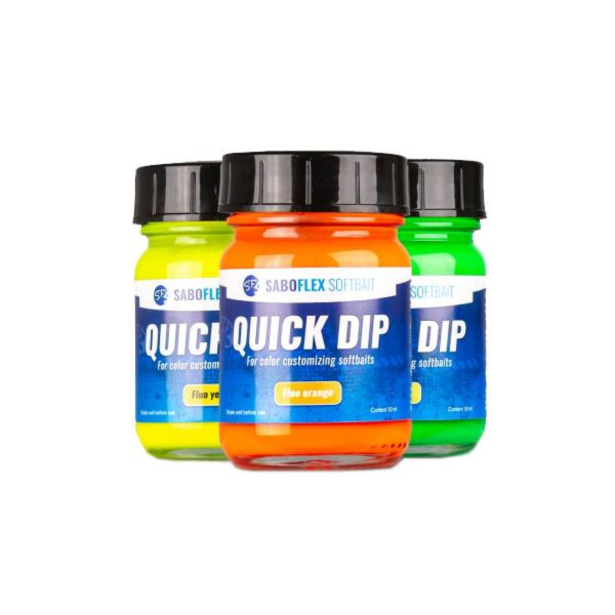 SaBoFlex Softbait Quick Dip Farbe Fluo Orange