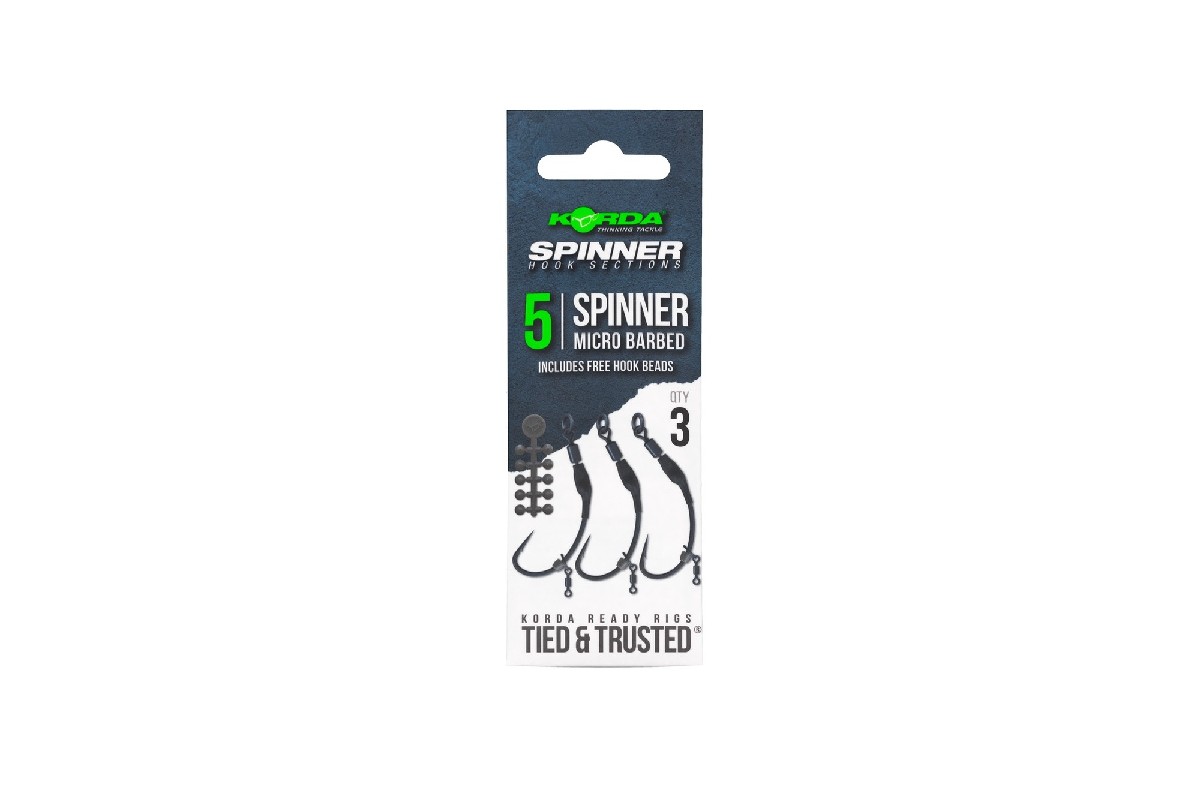 Korda Spinner Hook Sections Spinner Size 5