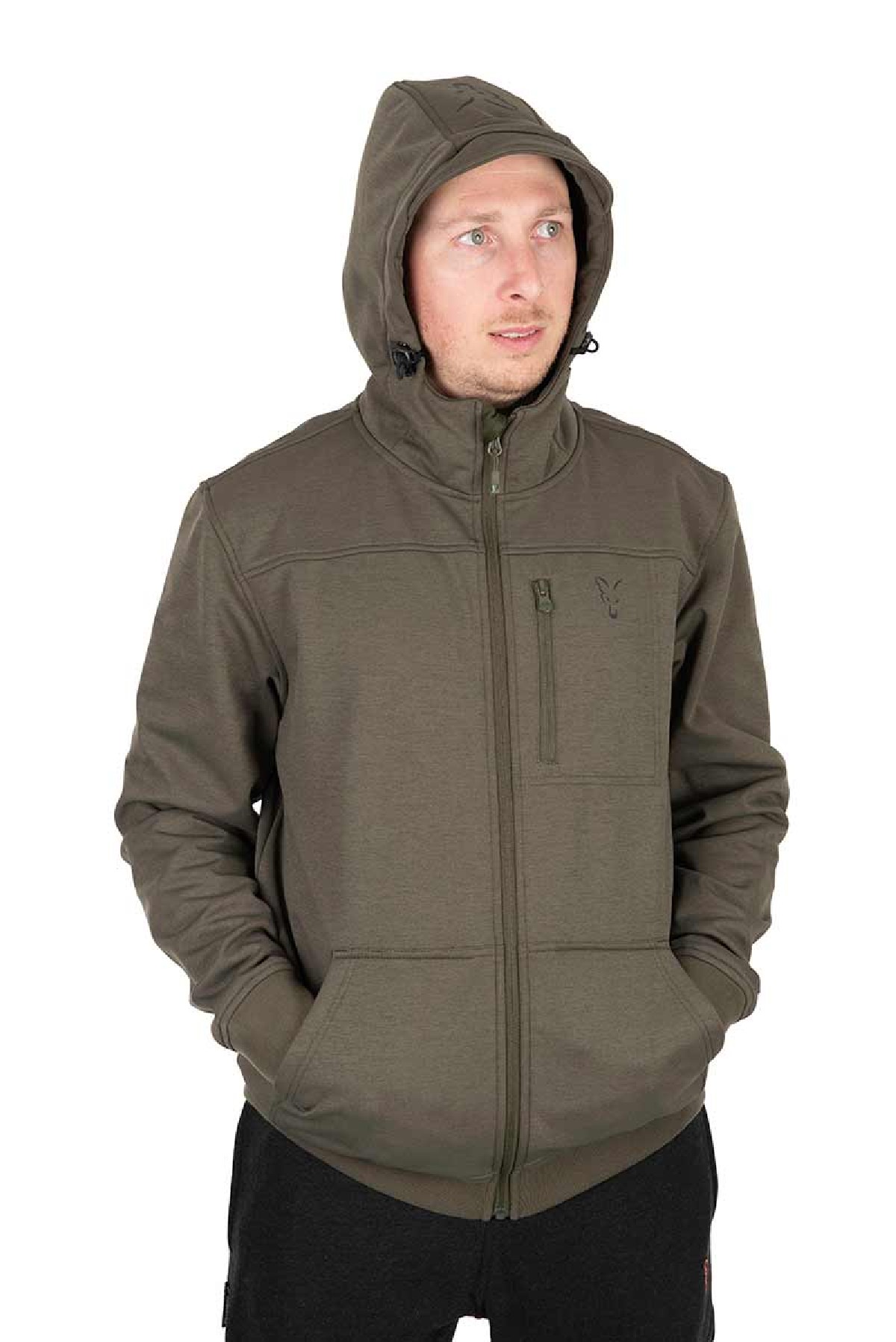 Fox Collection Soft Shell Jacket Green & Black XX-Large