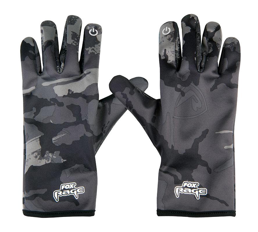 Fox Rage Thermal Camo Gloves Medium