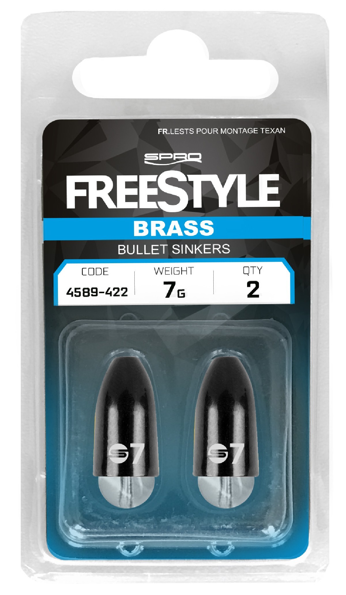 Spro FS Bullet Sinker Brass 2st. 10 gr