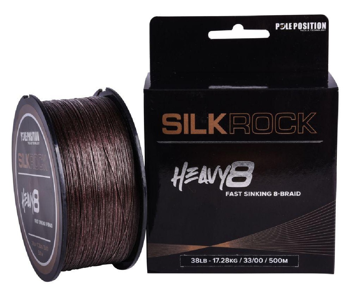 PolePosition Silkrock Heavy8 Brown 0,33mm 500M