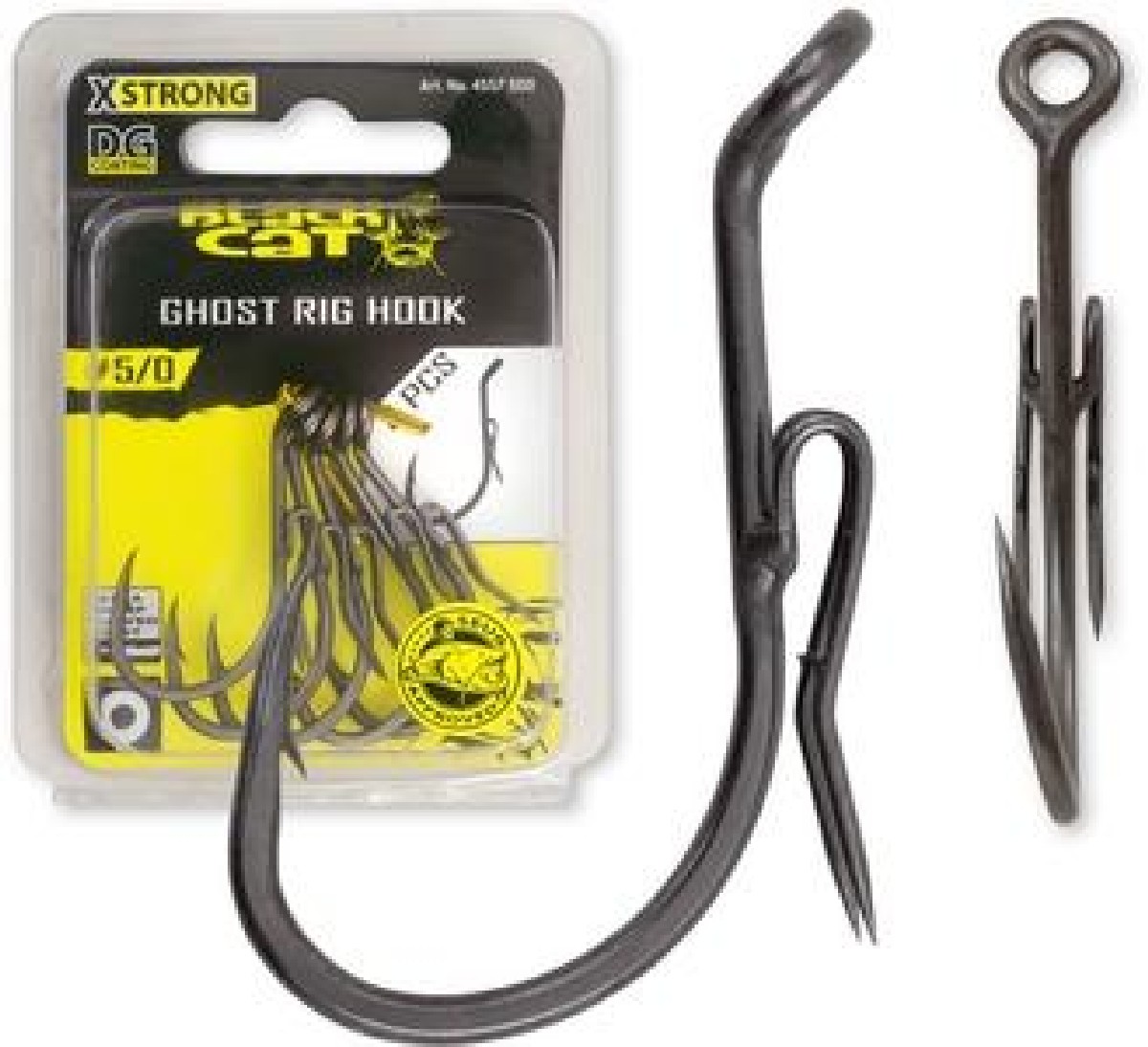 Black Cat Ghost Rig Hook DG Coating 5st. Size 6/0