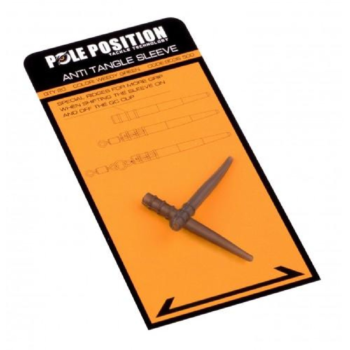 PolePosition Anti Tangle Sleeves 20st. Muddy silt PolePosition Anti Tangle Sleeves 20st. Muddy silt