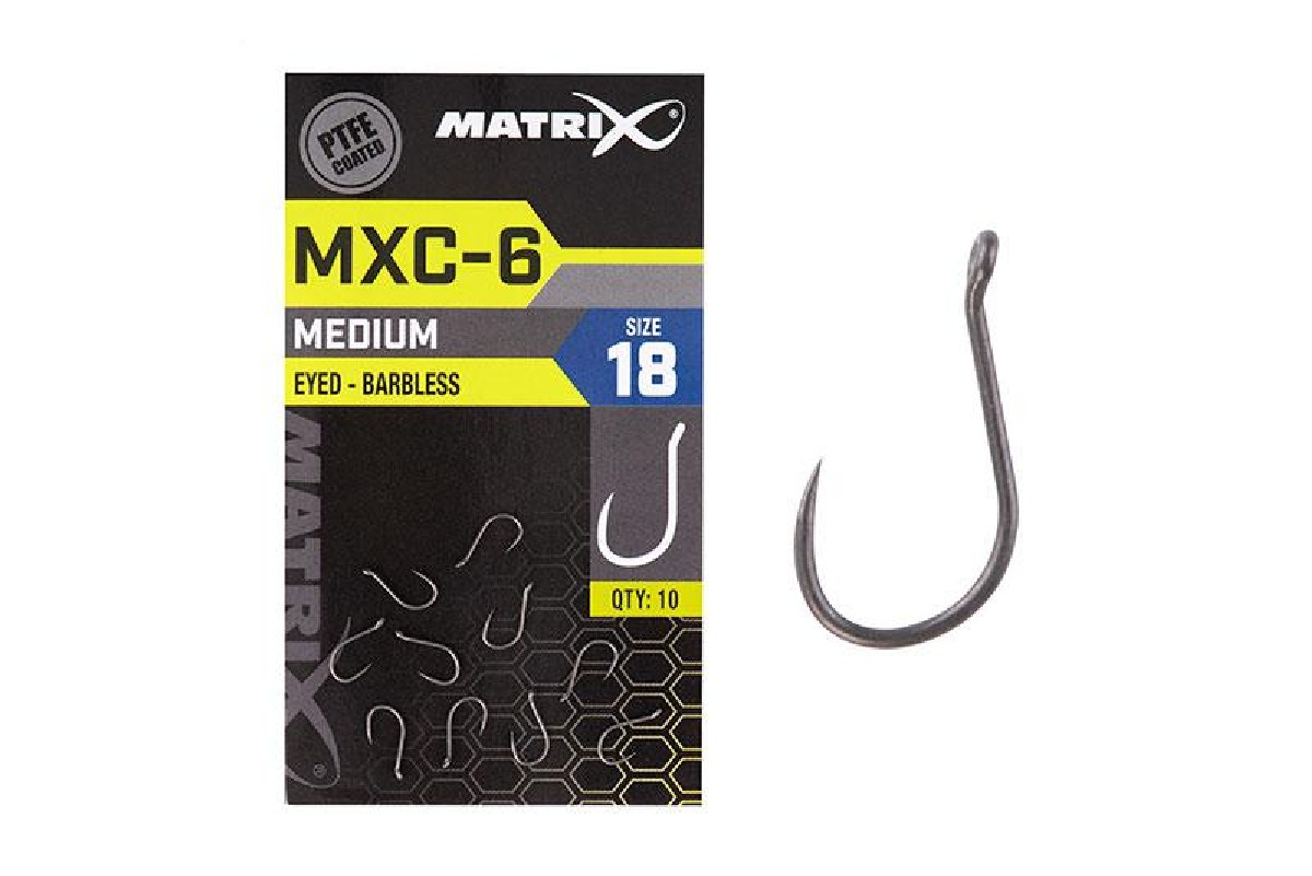 Fox Matrix Mxc-6 Barbless Eyed 10St. Size 18