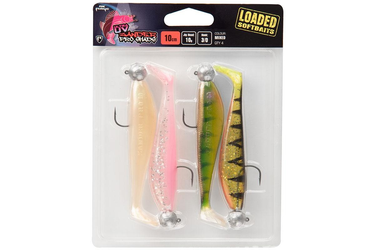 Fox Rage Uv Zander Pro Loaded Shads 10 cm 10 gr 3/0 Fox Rage Uv Zander Pro Loaded Shads 10 cm 10 gr 3/0