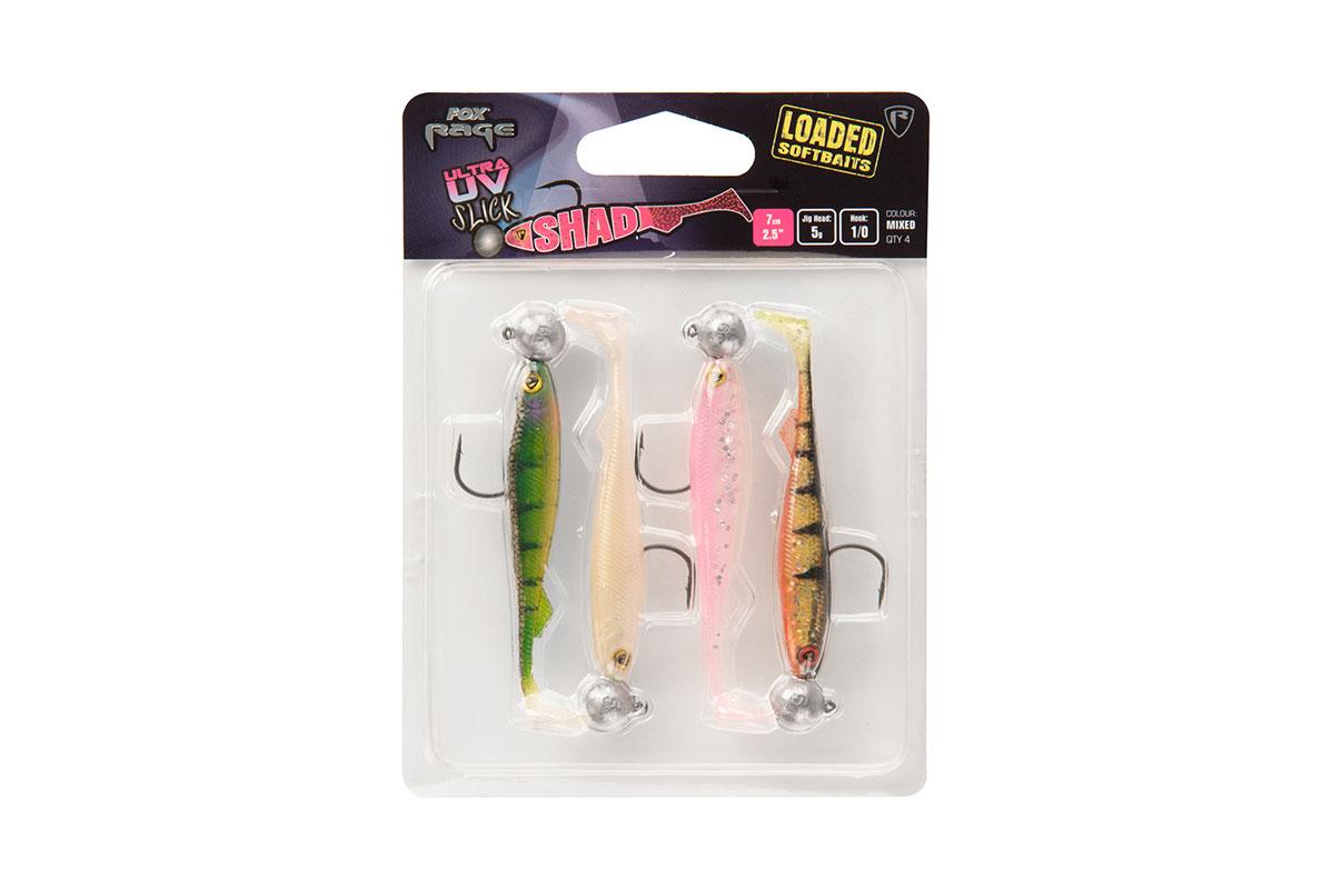 Fox Rage Uv Slick Loaded Shads 7 cm 5 gr Fox Rage Uv Slick Loaded Shads 7 cm 5 gr