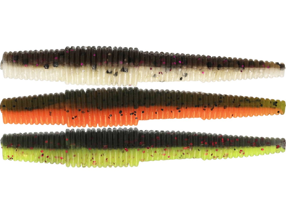 Westin Ned Worm Slim 5.5 cm 6st. Dark Water Mix