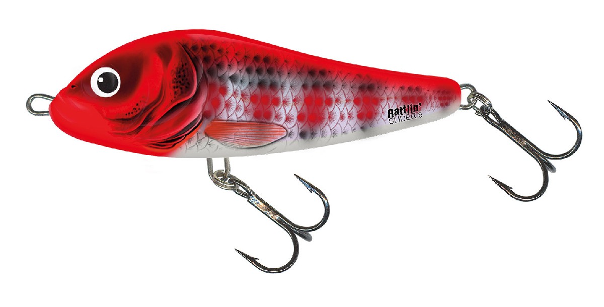 Salmo Rattlin Slider Sinking 11Cm Holo Red Head Striper