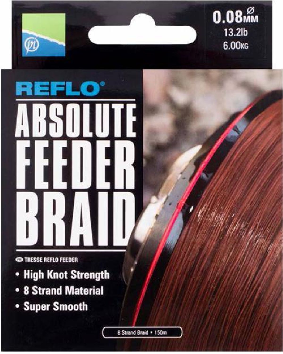 Preston Absolute Feeder Braid 150M 0.10 mm 7.2kg 15.8lb Preston Absolute Feeder Braid 150M 0.10 mm 7.2kg 15.8lb
