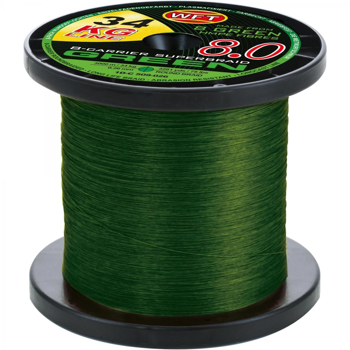 WFT KG 8.0 Green 100m 0,06 mm / 6kg