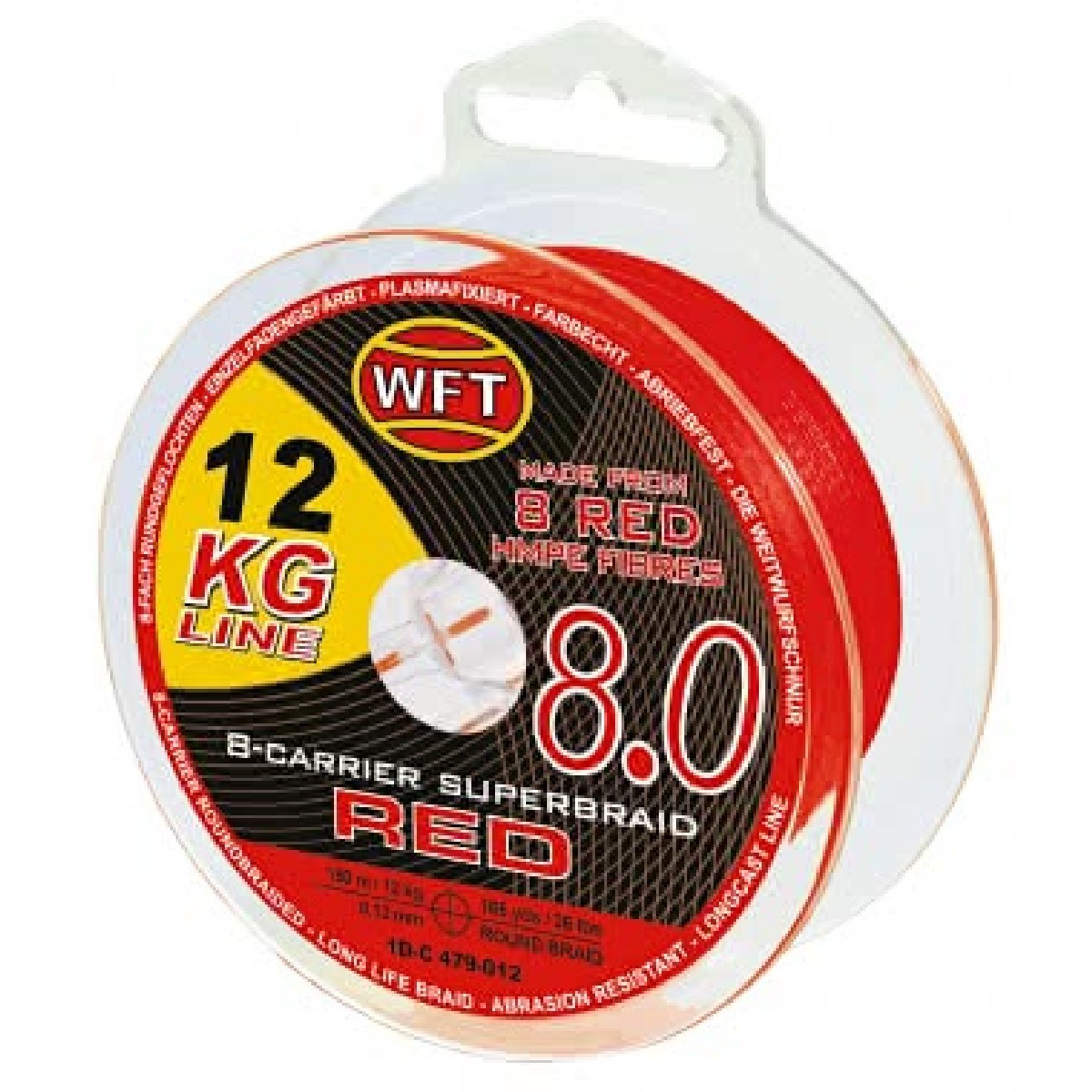 WFT KG 8.0 Red 100m 0,14 mm 19kg