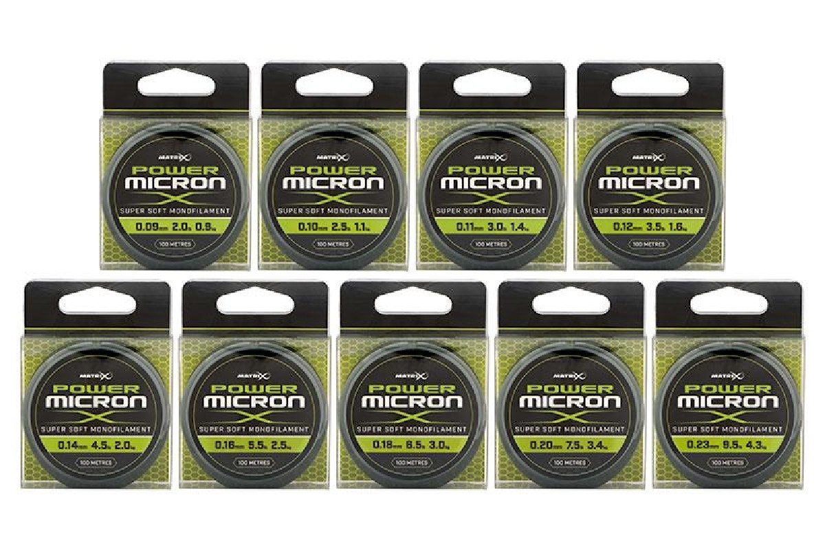 Fox Matrix Power Micron X 100m 0.10 mm  1.1kg 2.5 lbs