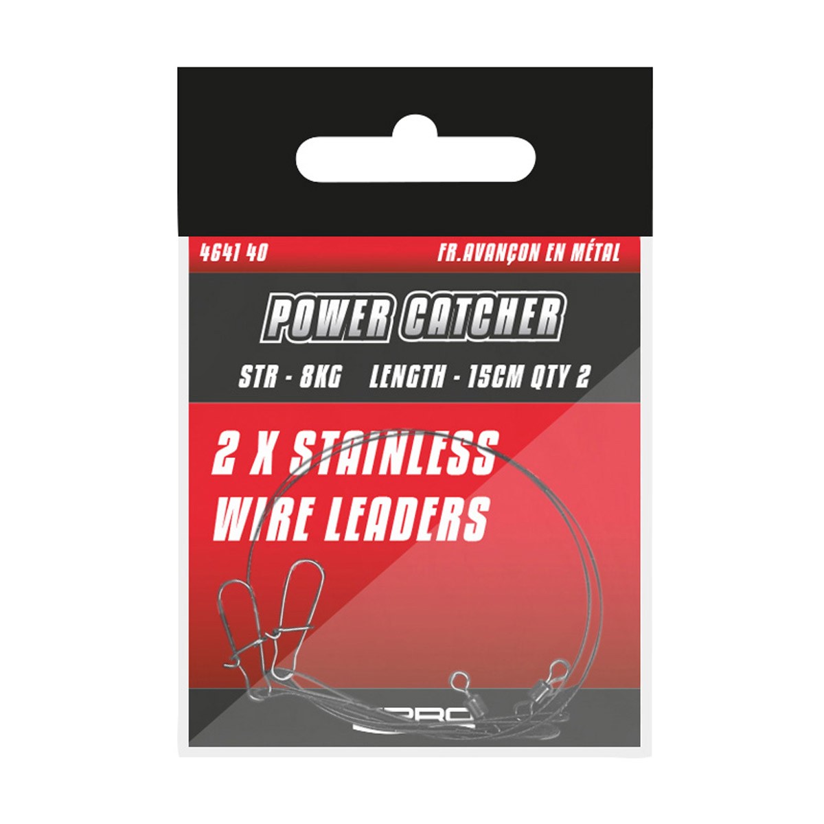 Powercatcher Wire Leaders 2st. 12kg 40cm