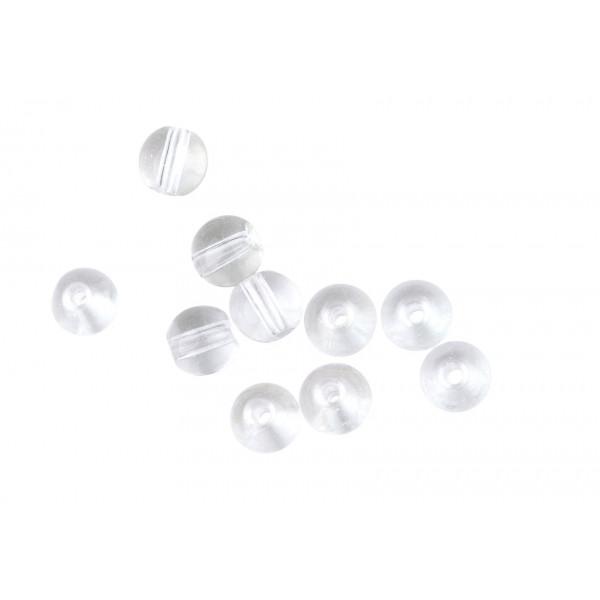 Spro Round Glass Beads Clear Diamond 10st. 4 mm Spro Round Glass Beads Clear Diamond 10st. 4 mm
