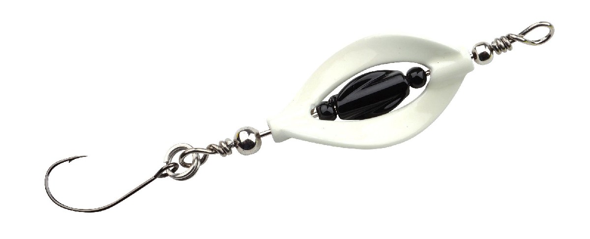 Spro Troutmaster Incy Double Spin Spoon 3.3Gr Black and White