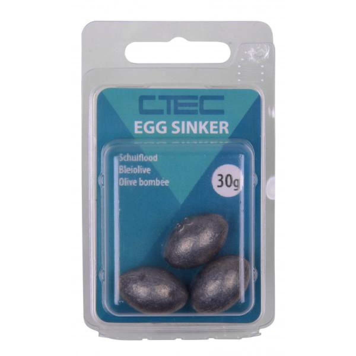 Spro C-Tec Egg Sinkers 10 gr 4st. Spro C-Tec Egg Sinkers 10 gr 4st.