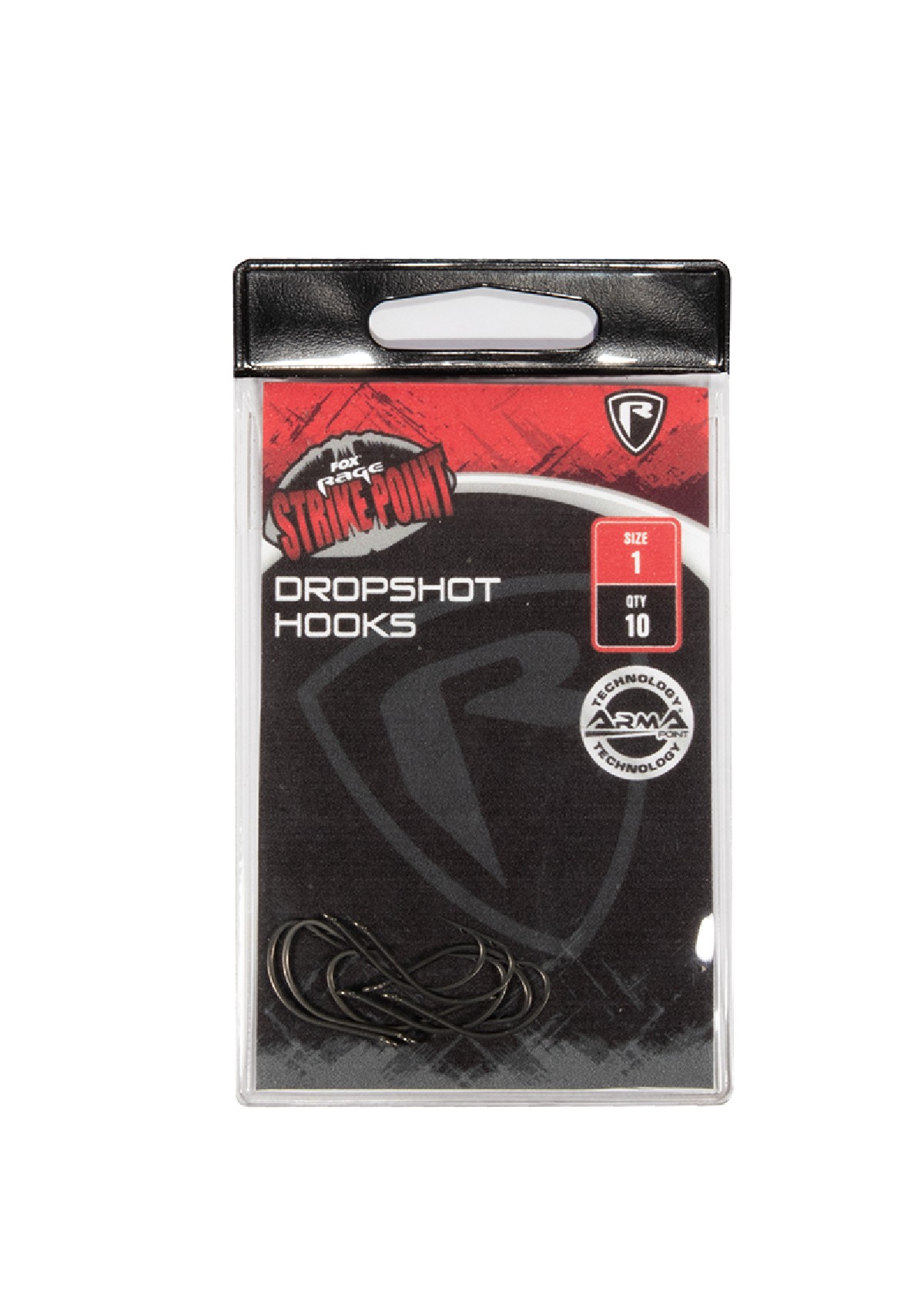 Fox Rage Strike Point Drop Shot Hooks Size 1/0 10st. Fox Rage Strike Point Drop Shot Hooks Size 1/0 10st.