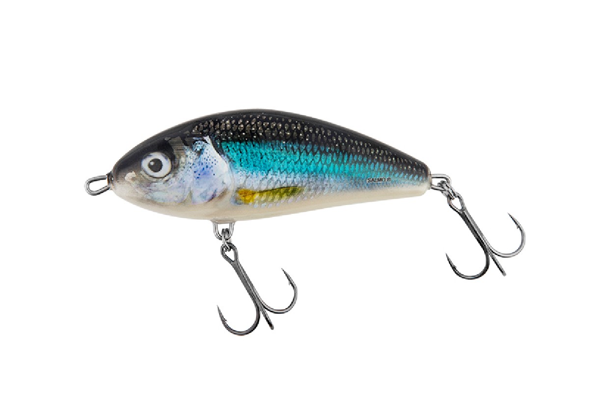 Salmo Fatso F12S Sinking Spotted Holo Smelt Salmo Fatso F12S Sinking Spotted Holo Smelt