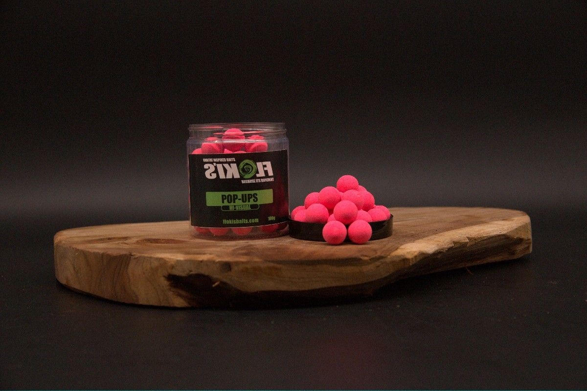 Floki's Baits Fluor Pop-ups 100Gr Pink Mulberry 12mm