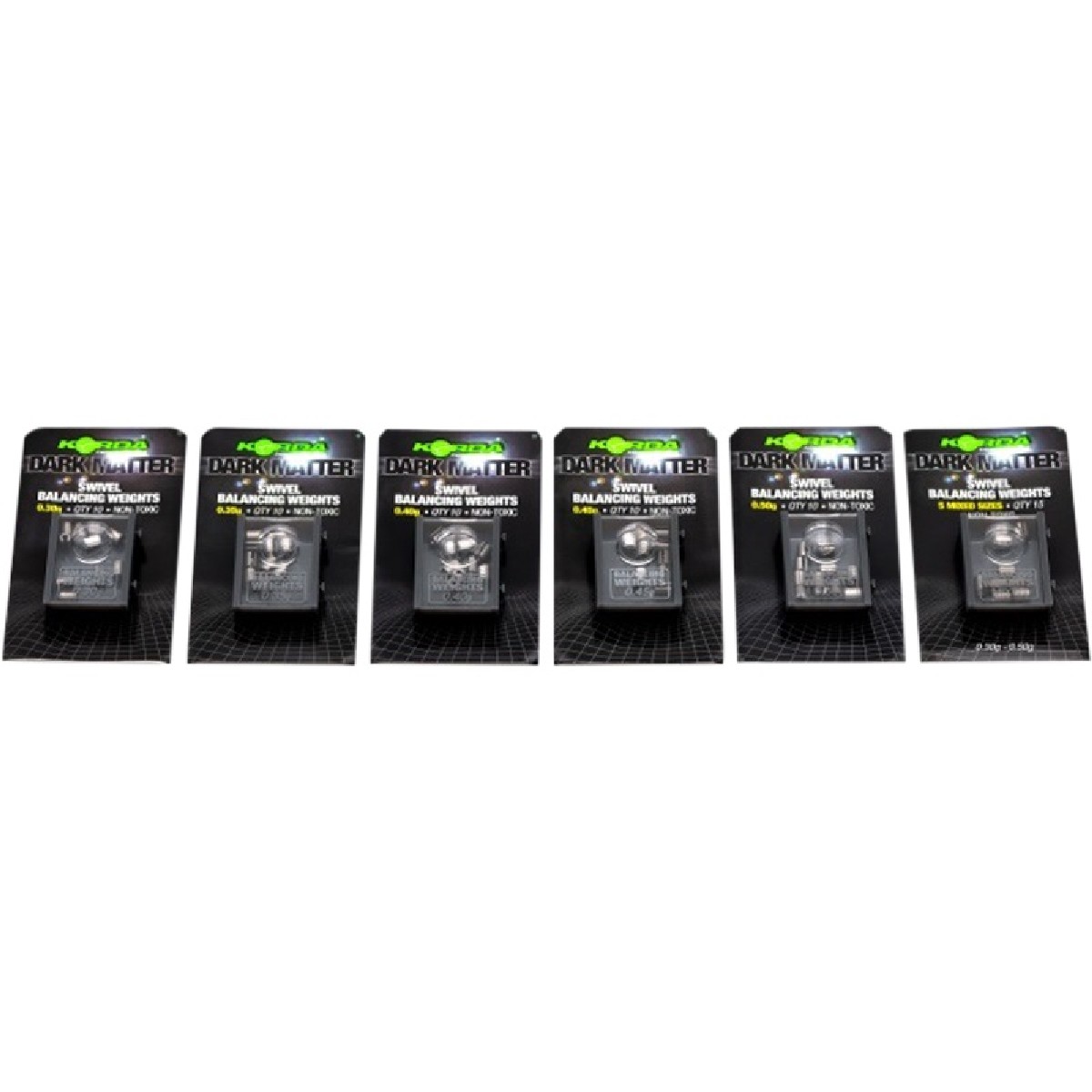 Korda Dark Matter Balancing Weights 0.35 gr