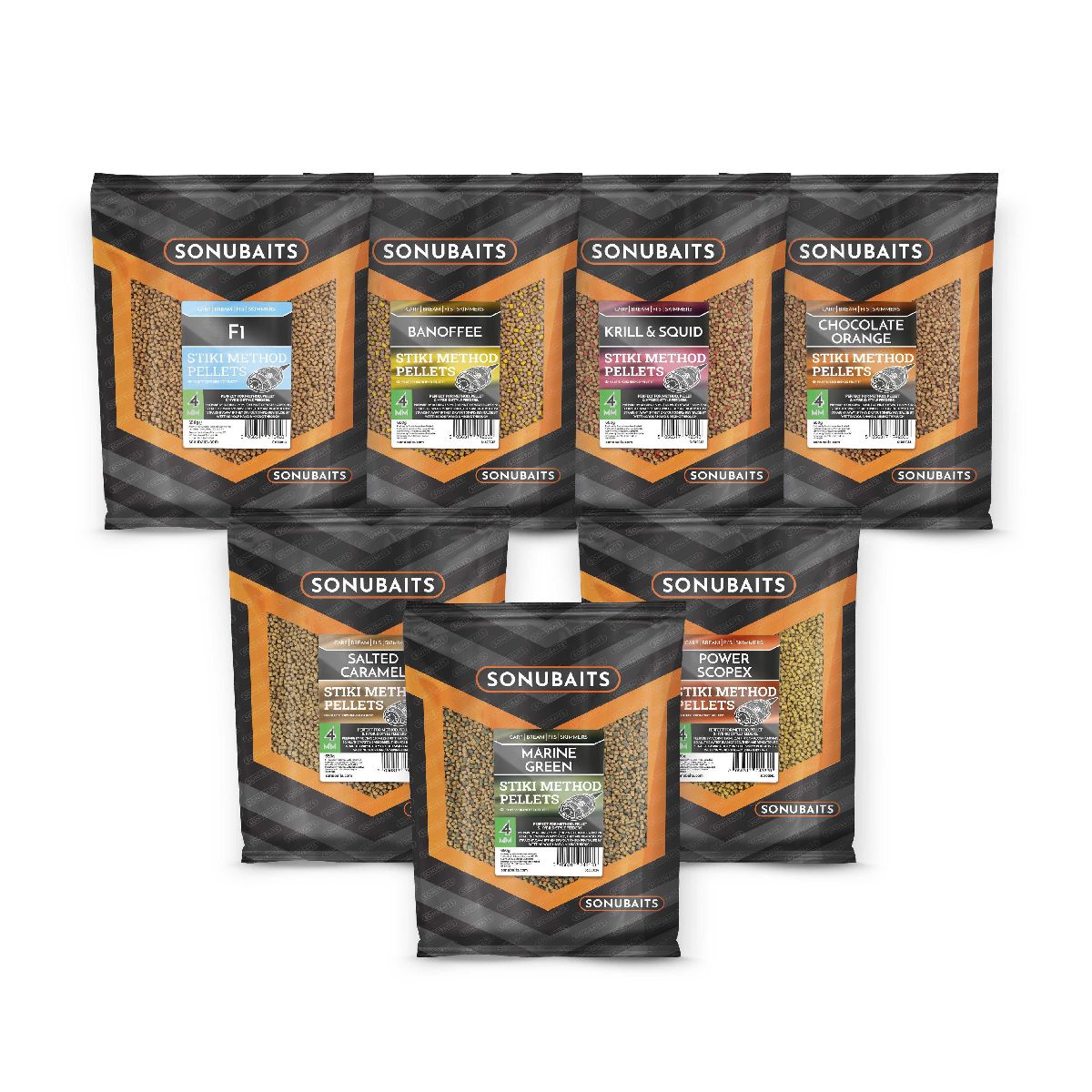 Sonubaits Stiki Method Pellets 4mm Krill & Squid 650gr Sonubaits Stiki Method Pellets 4mm Krill & Squid 650gr