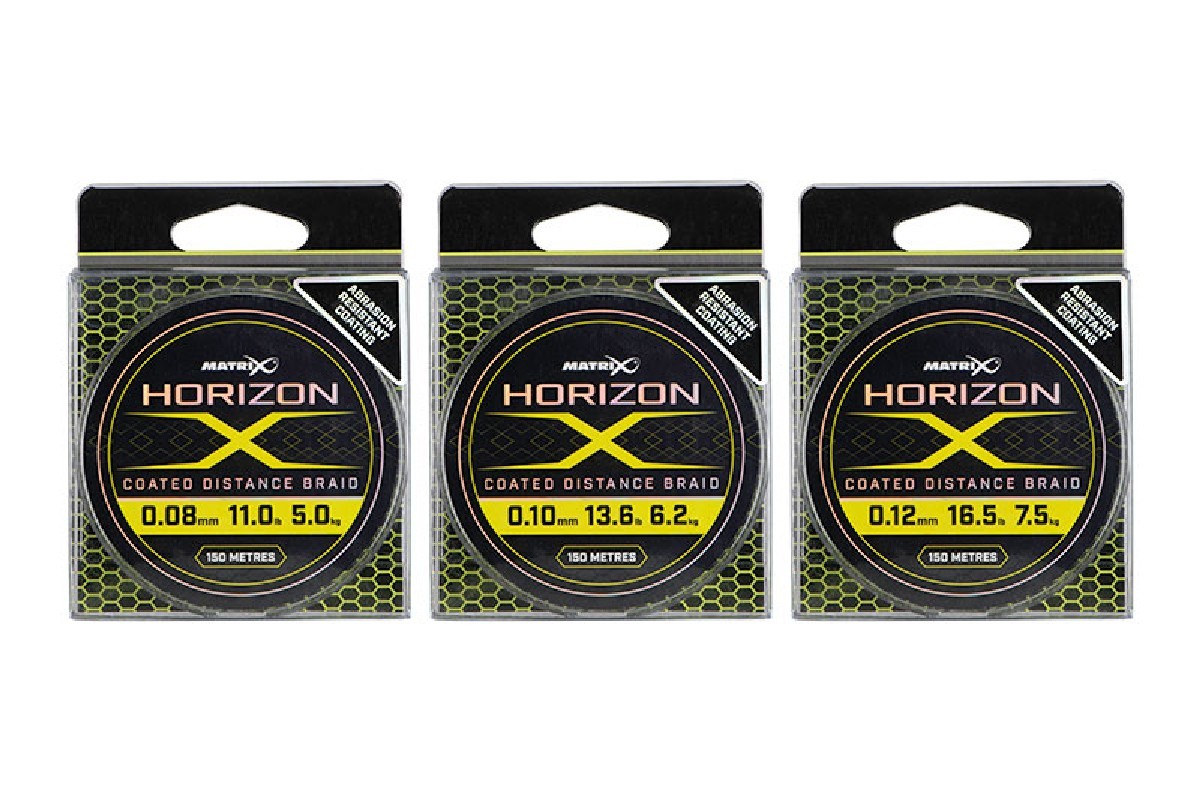 Fox Matrix Horizon X Coated Distance Braid 150m 0.12 mm  7,50kg  16.5lbs