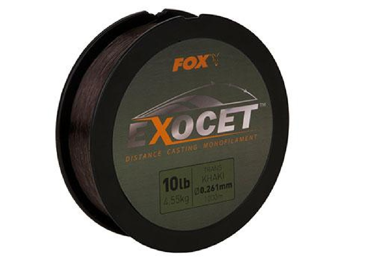 Fox Exocet Mono Trans Khaki 1000m 0.400mm 23lbs 10.45kg