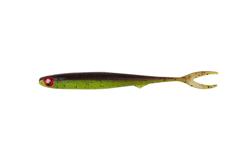 Fox Rage Slick Finesse Super Soft 9Cm 1St. UV Green Pumpkin