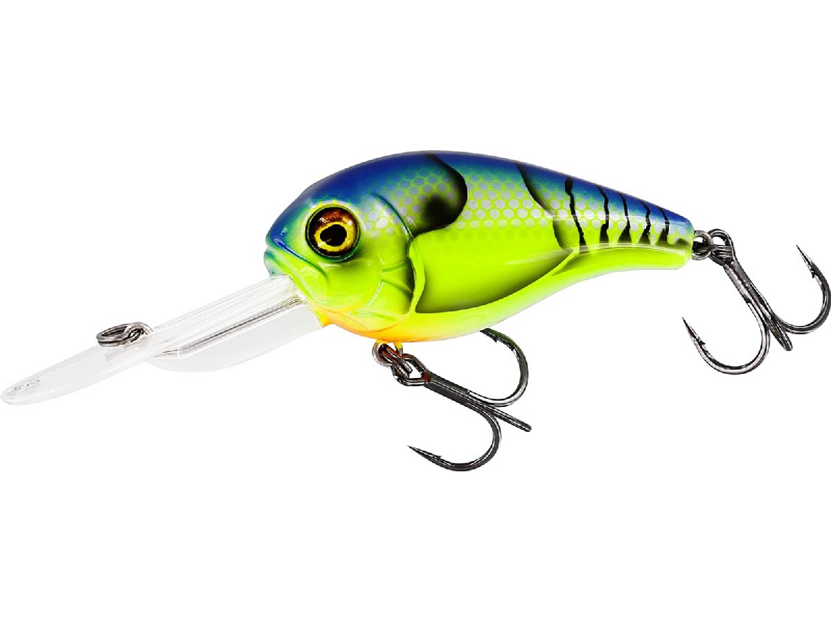 Westin MegaBite DR Crankbait 6 cm 19 gr Chartreuse Blue Craw