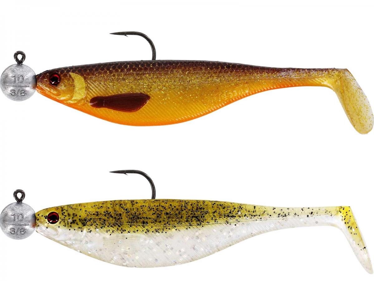 Westin ShadTeez 7 cm Rigged Mit 5 gr 2/0 Jig 2st. Dark Water Mix 1