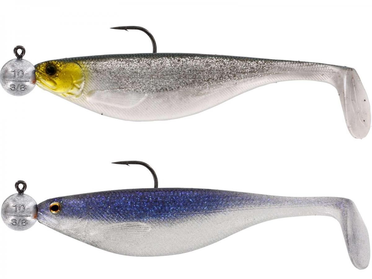 Westin ShadTeez 9 cm Rigged Mit 7 gr 4/0 Jig 2st. Clear Water Mix 2