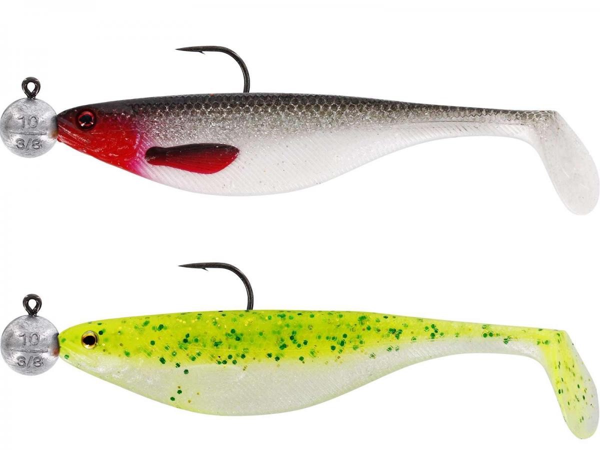 Westin ShadTeez 9 cm Rigged Mit 7 gr 4/0 Jig 2st. Dark Water Mix 2