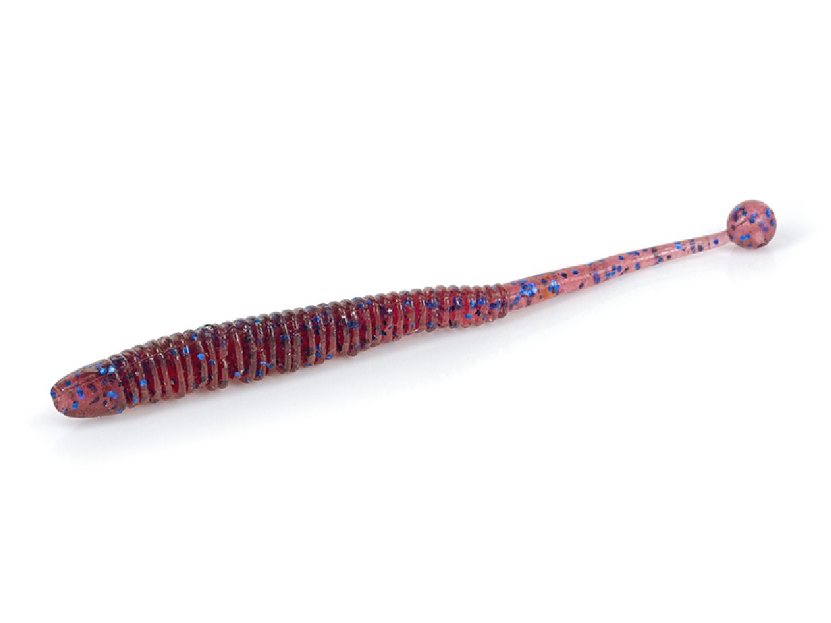 Molix Sator Worm 4\" 10cm UV Plum
