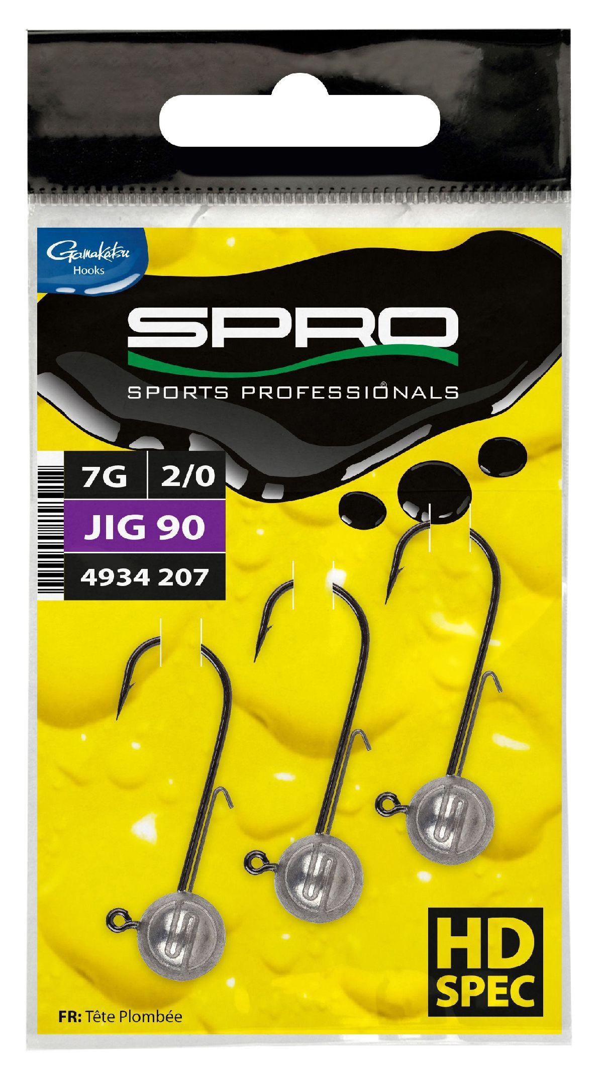 Spro Jigkopf HD 90 Size 1/0 3st. 21 gr Spro Jigkopf HD 90 Size 1/0 3st. 21 gr