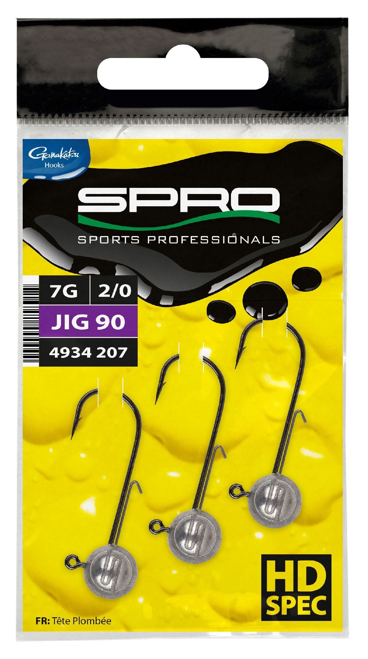 Spro Jigkopf HD 90 Size 2/0 3st. 18 gr