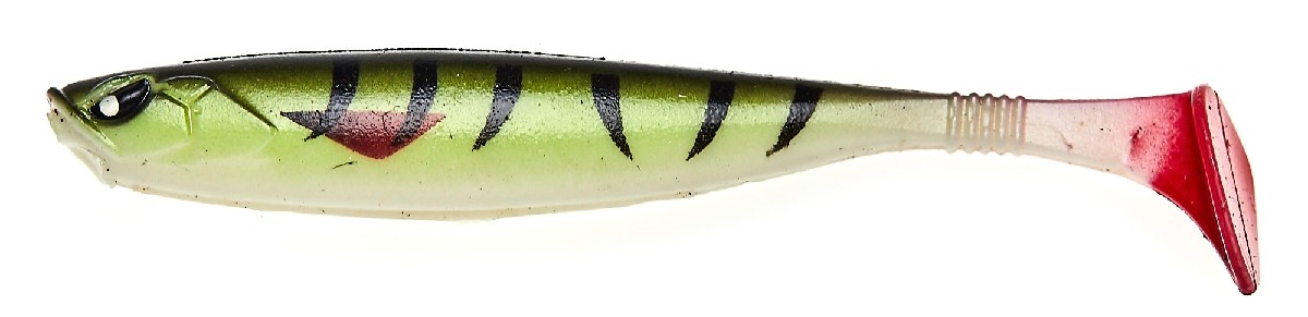 Lucky John 3D Basara Soft Swim 6,5 cm 8st. Colour-PG10 / Glow Perch