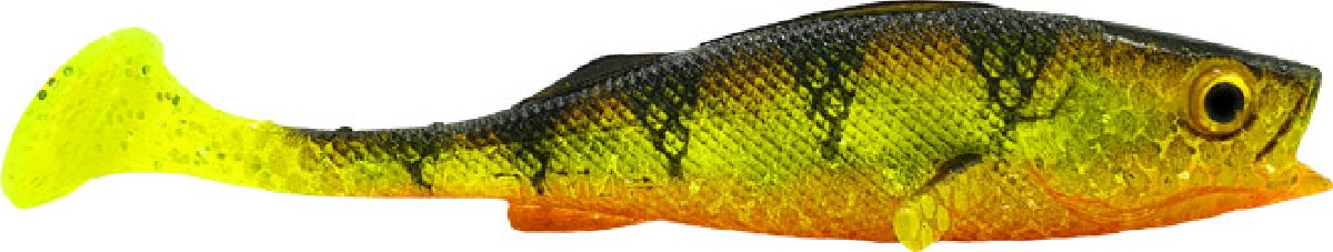 LMAB KØFI Perch Shad 11 cm 4st. Natural Perch LMAB KØFI Perch Shad 11 cm 4st. Natural Perch