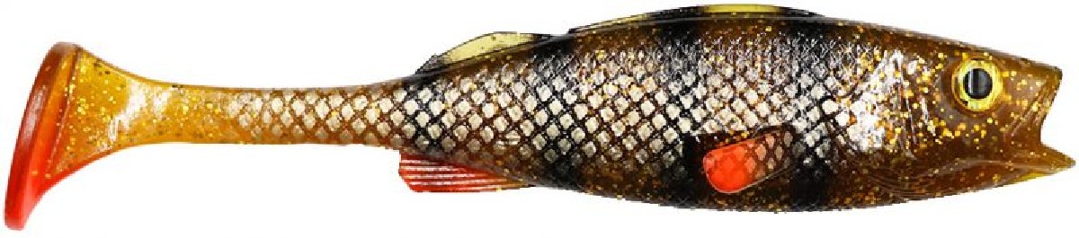 LMAB KØFI Perch Shad 18 cm 1st. Motoroil Perch